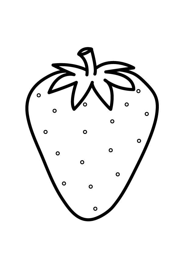 fragola Disegno da colorare fragola