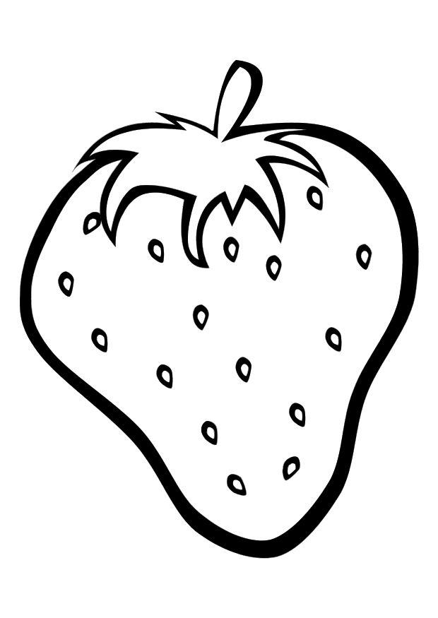 fragola Disegno da colorare fragola