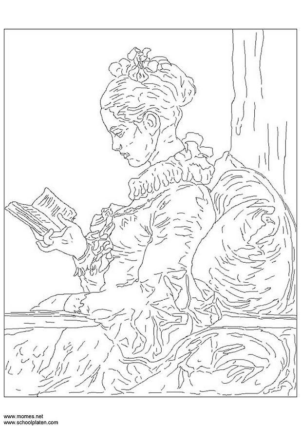 fragonard Disegno da colorare fragonard