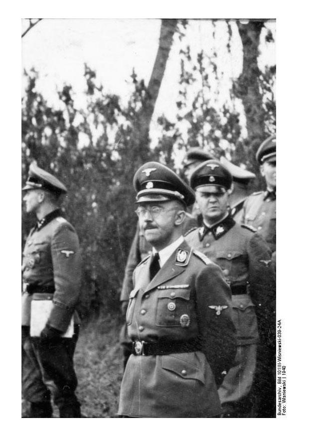 francia, himmler con ufficiali della ss Foto francia, himmler con ufficiali della ss