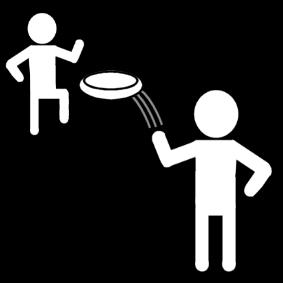 frisbee Disegno da colorare frisbee