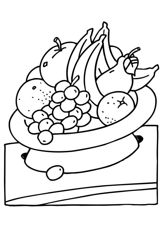 frutta Disegno da colorare frutta