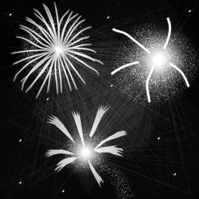 fuochi di artificio Disegno da colorare fuochi di artificio