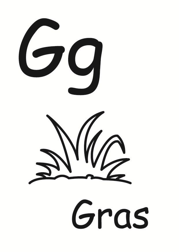 g Disegno da colorare g