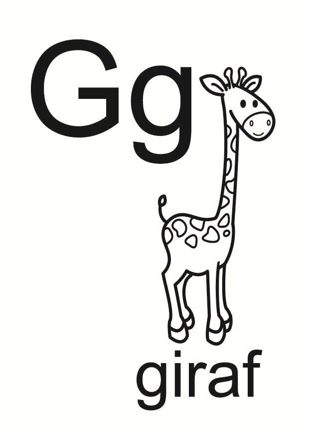 g Disegno da colorare g