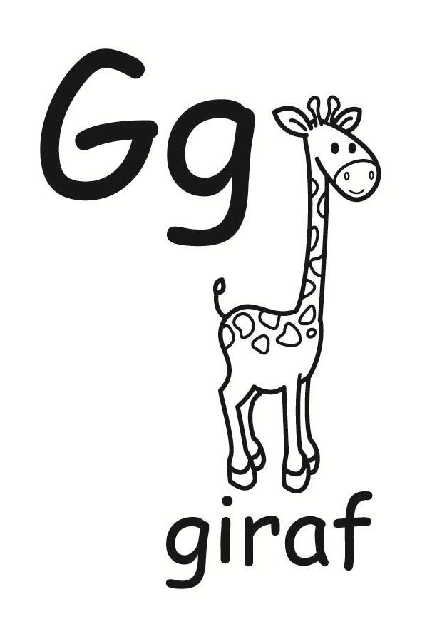 g Disegno da colorare g