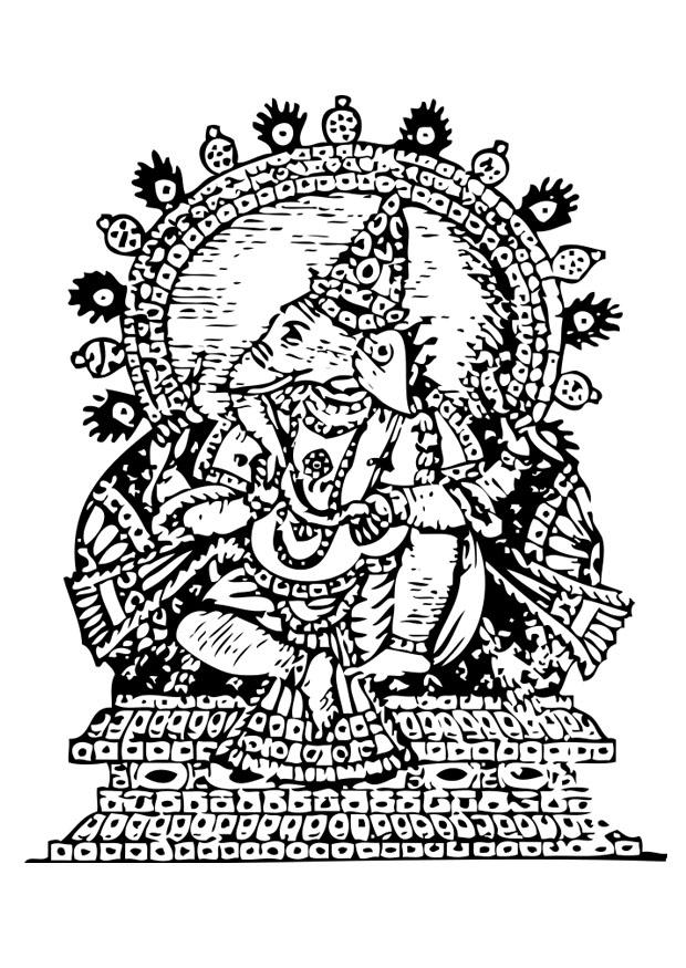 ganesh Disegno da colorare ganesh