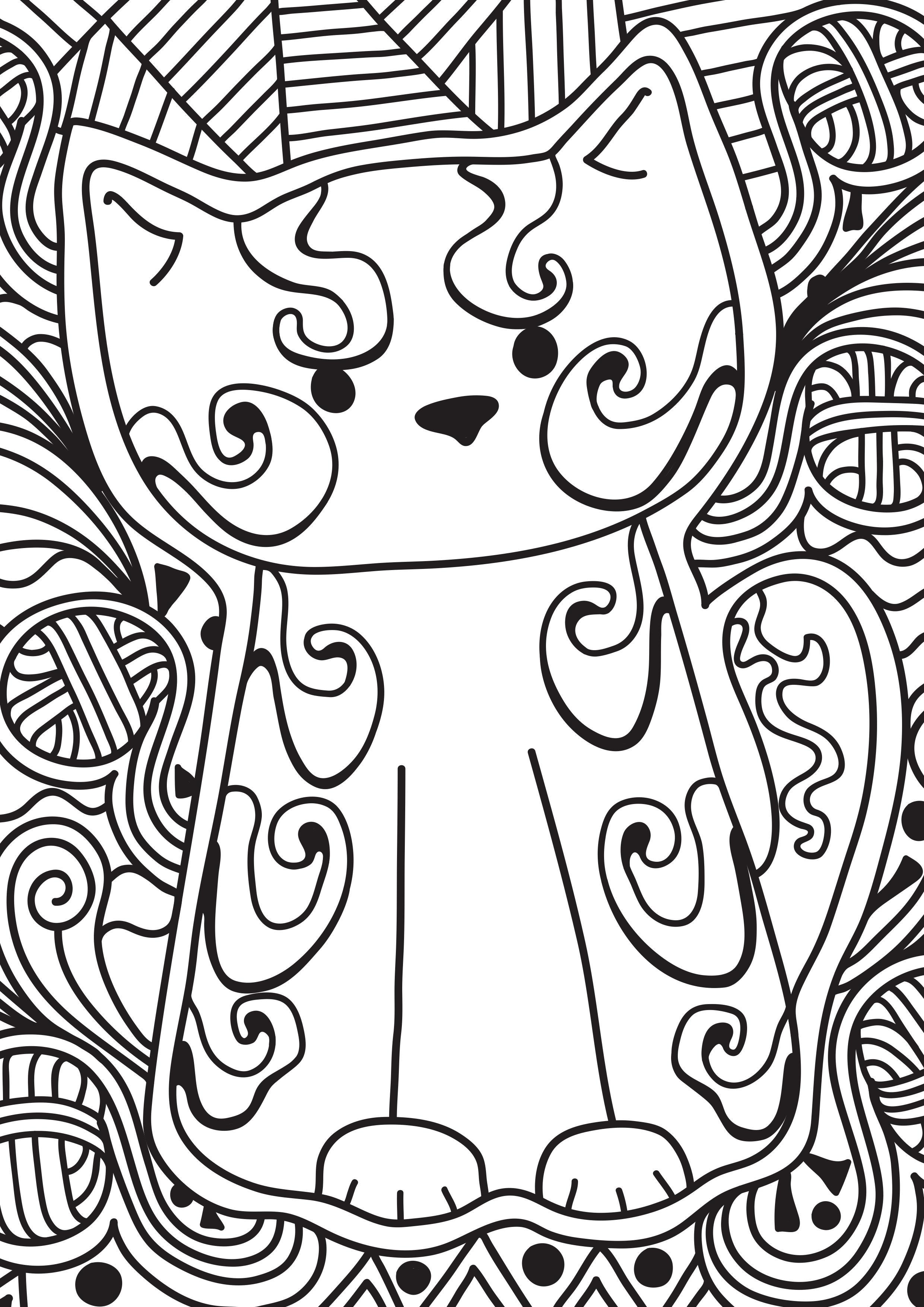 gattino Disegno da colorare gattino