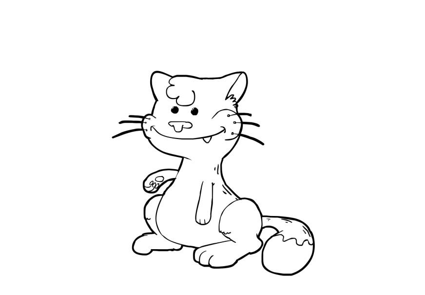 gatto Disegno da colorare gatto