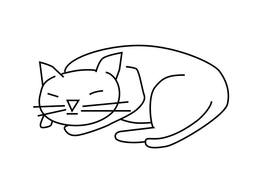 gatto Disegno da colorare gatto
