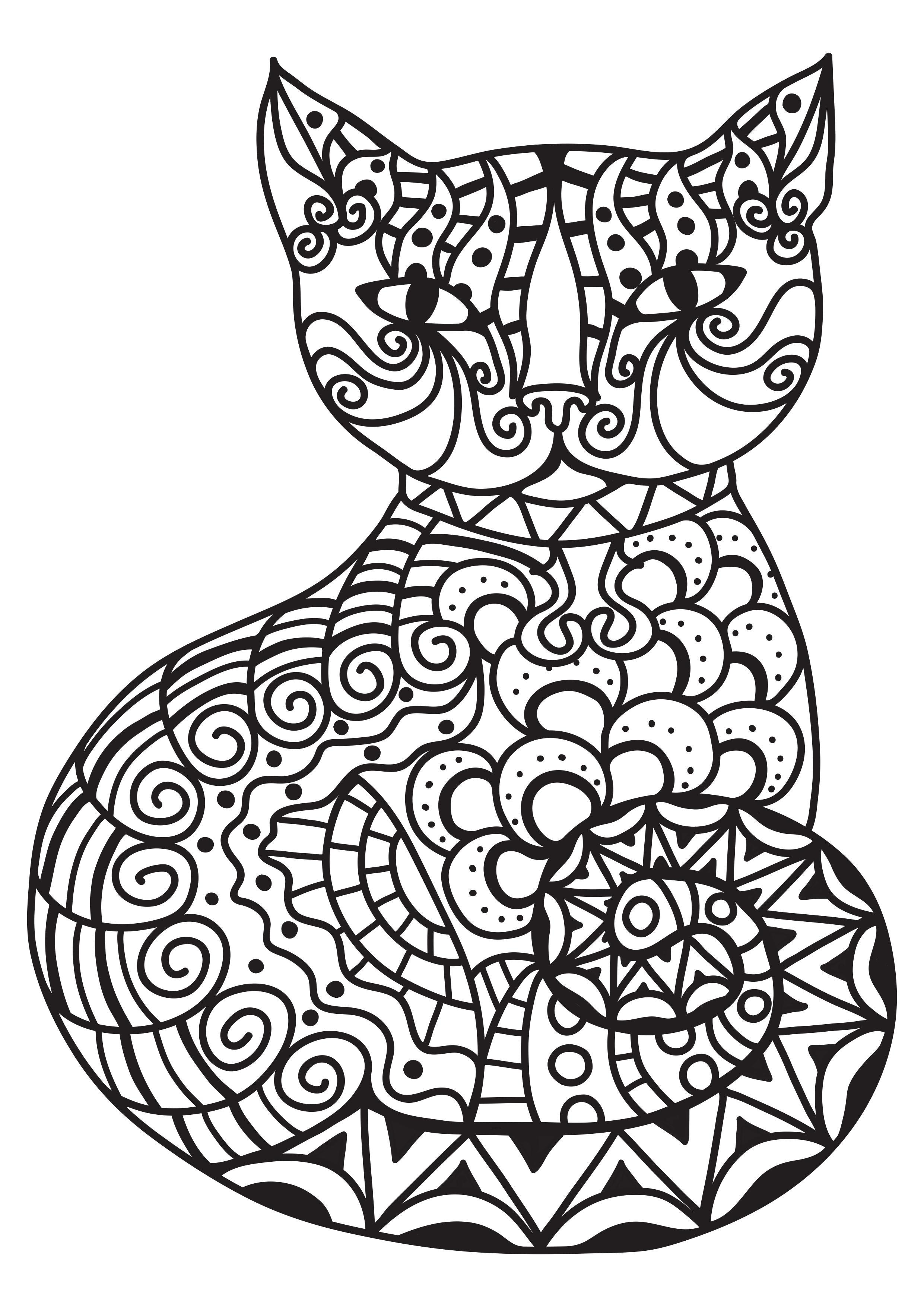 gatto Disegno da colorare gatto