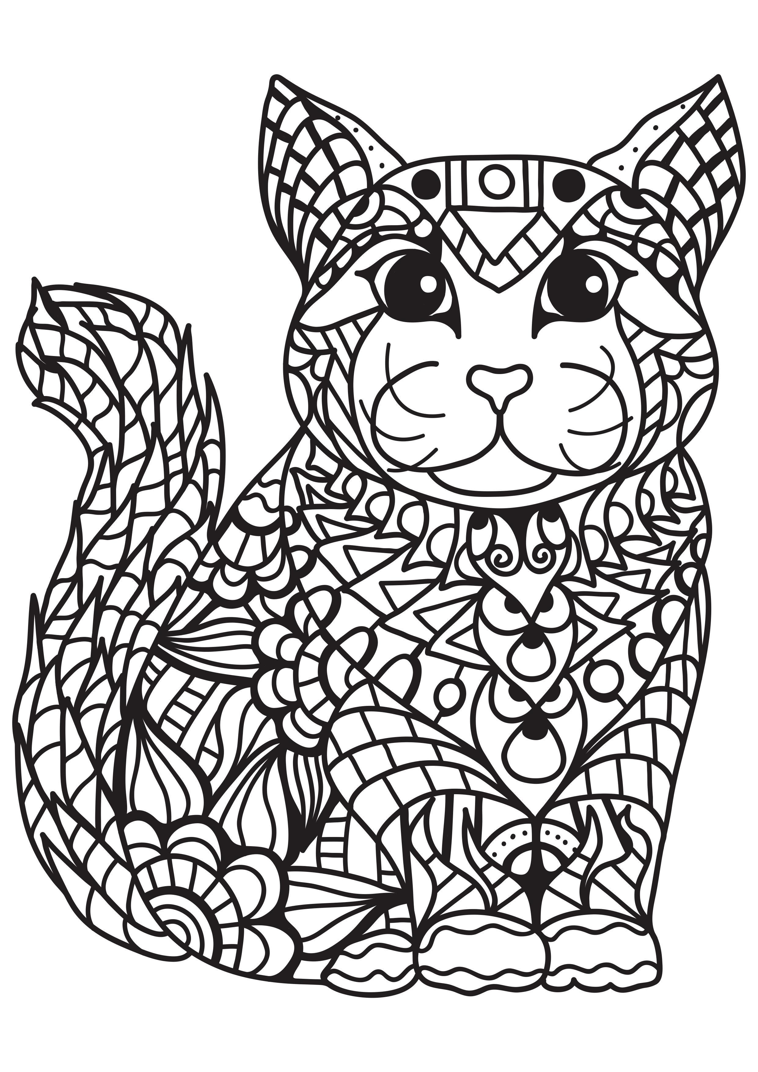 gatto Disegno da colorare gatto