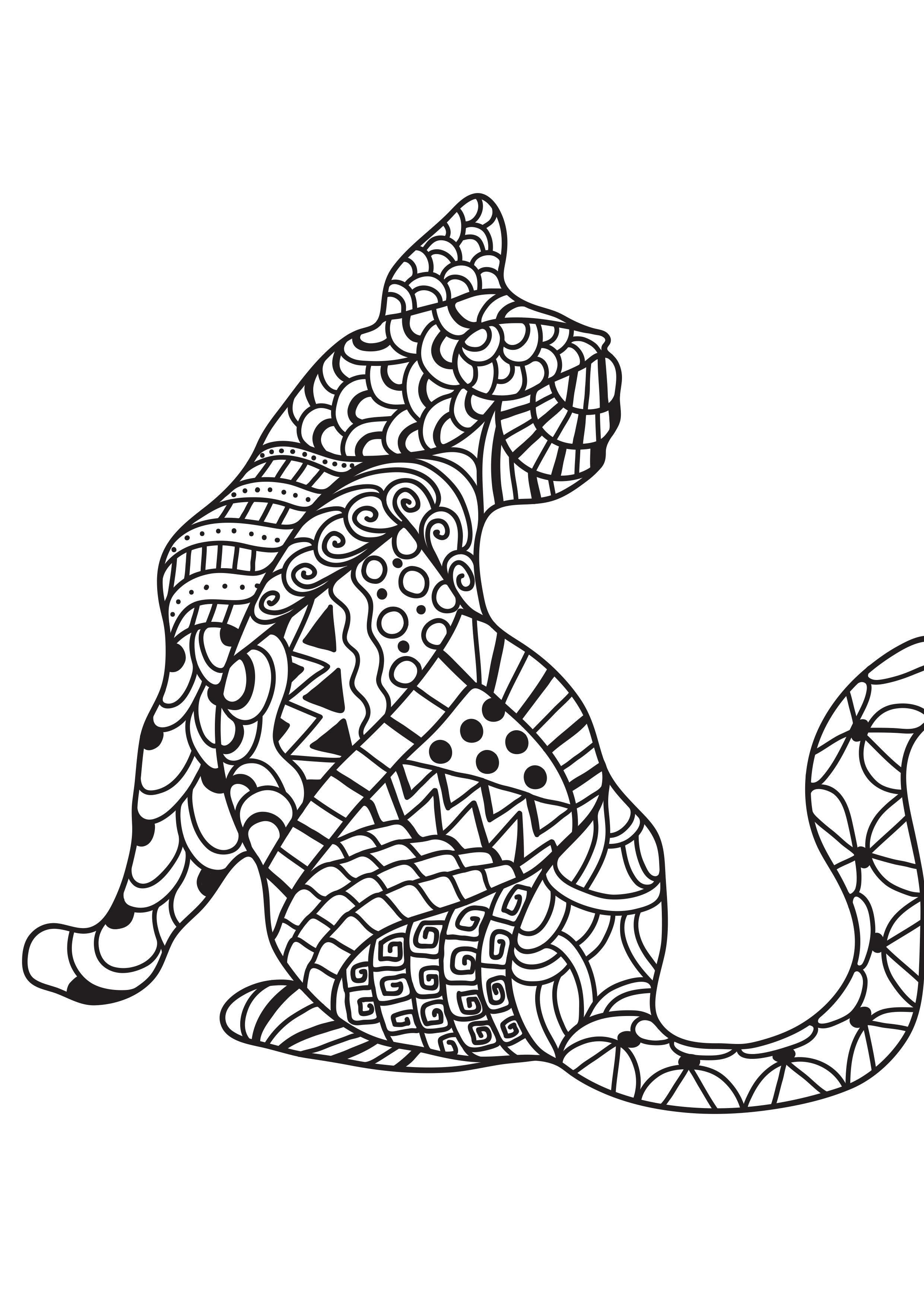 gatto Disegno da colorare gatto
