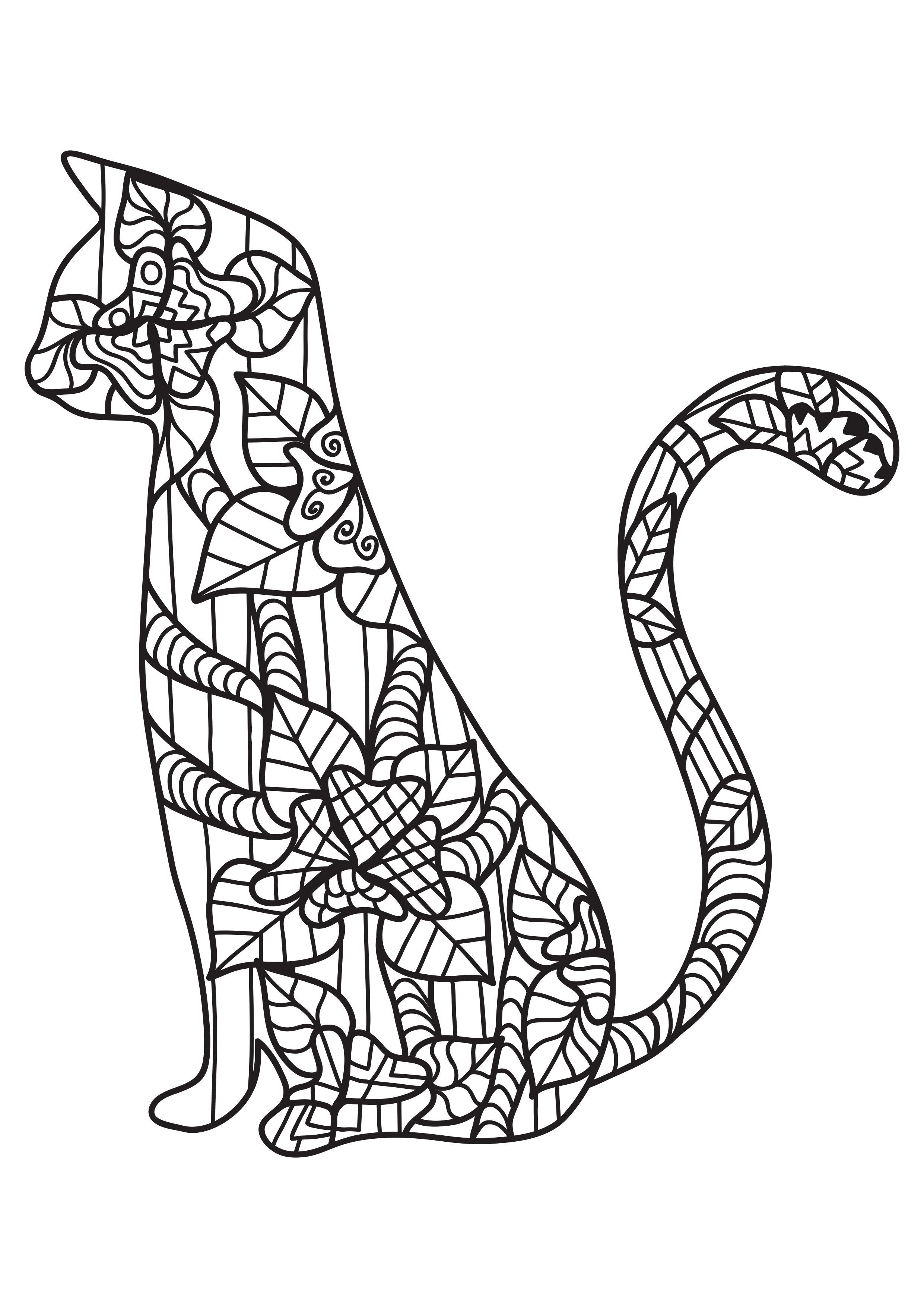 gatto Disegno da colorare gatto