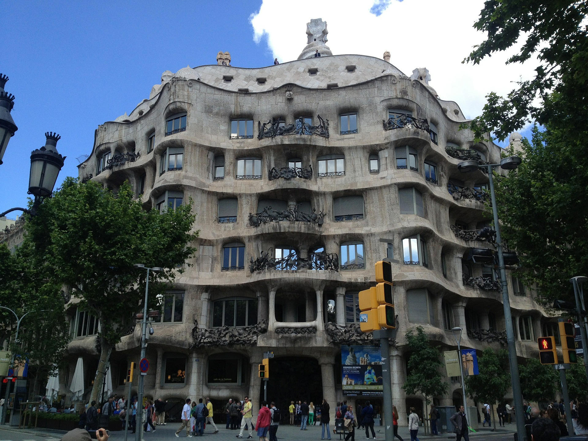 gaudi - la pedrera Foto gaudi - la pedrera