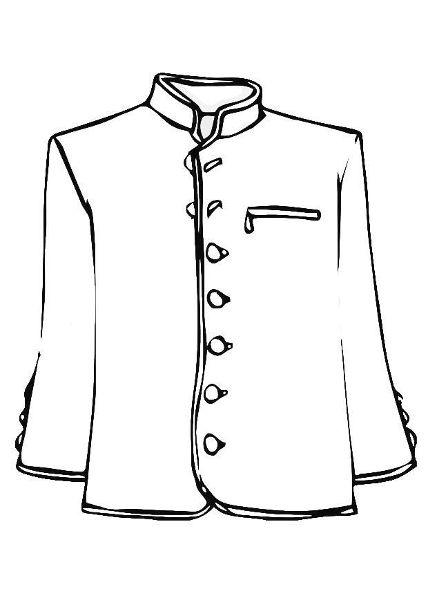 giacca Disegno da colorare giacca