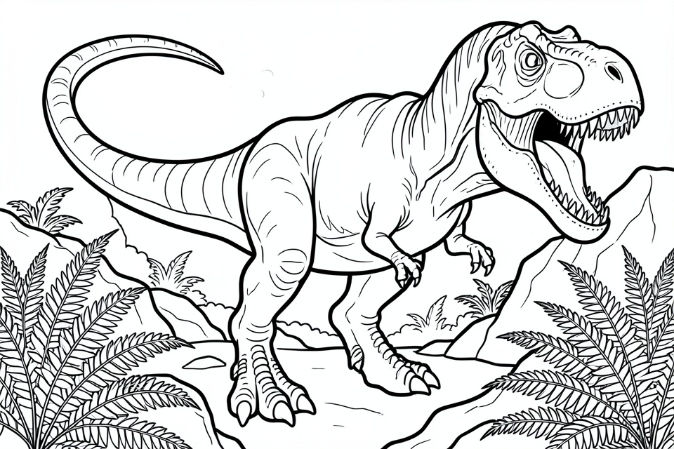 Disegno da colorare giganotosaurus