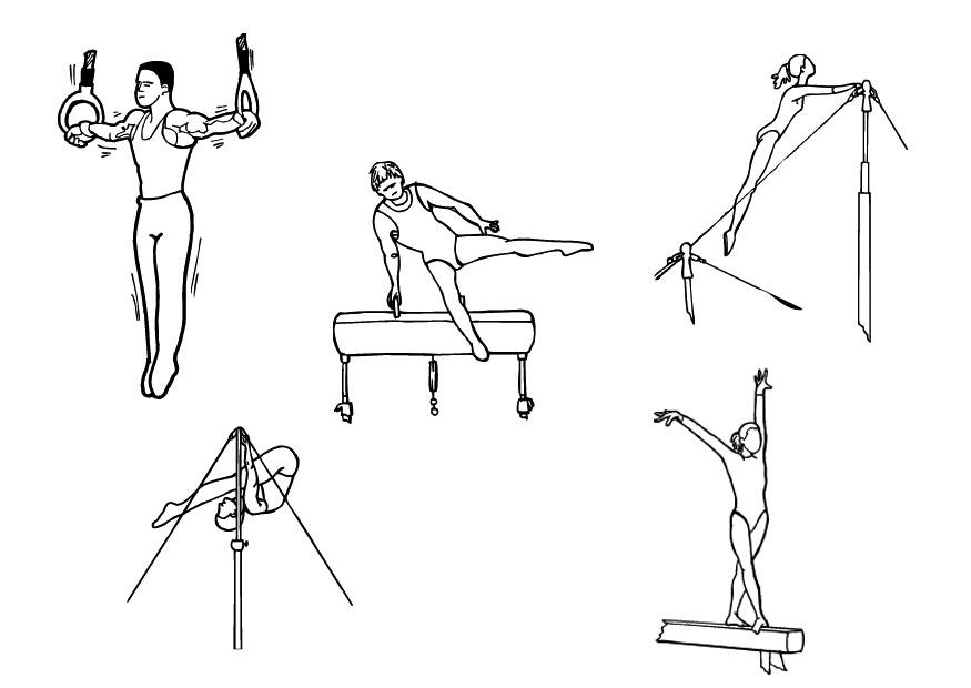 ginnastica Disegno da colorare ginnastica