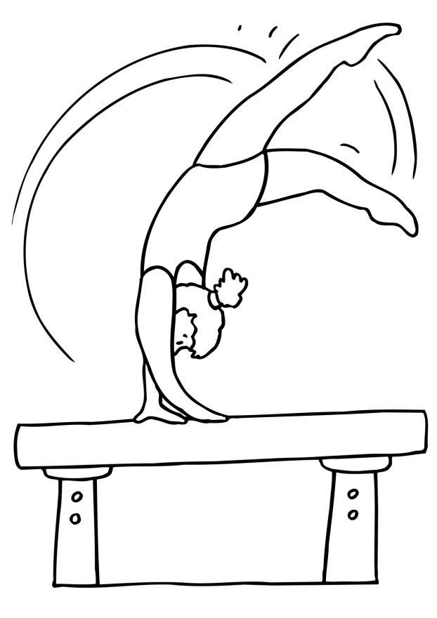 ginnastica Disegno da colorare ginnastica