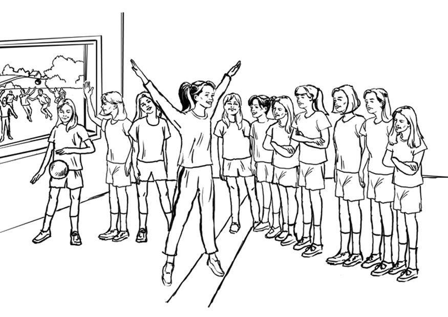ginnastica Disegno da colorare ginnastica