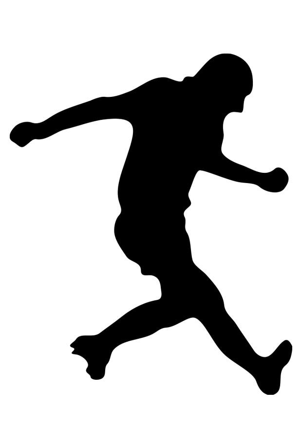 giocatore di calcio Disegno da colorare giocatore di calcio