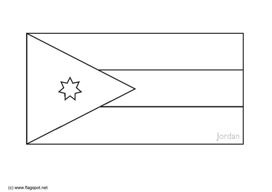 giordania Disegno da colorare giordania