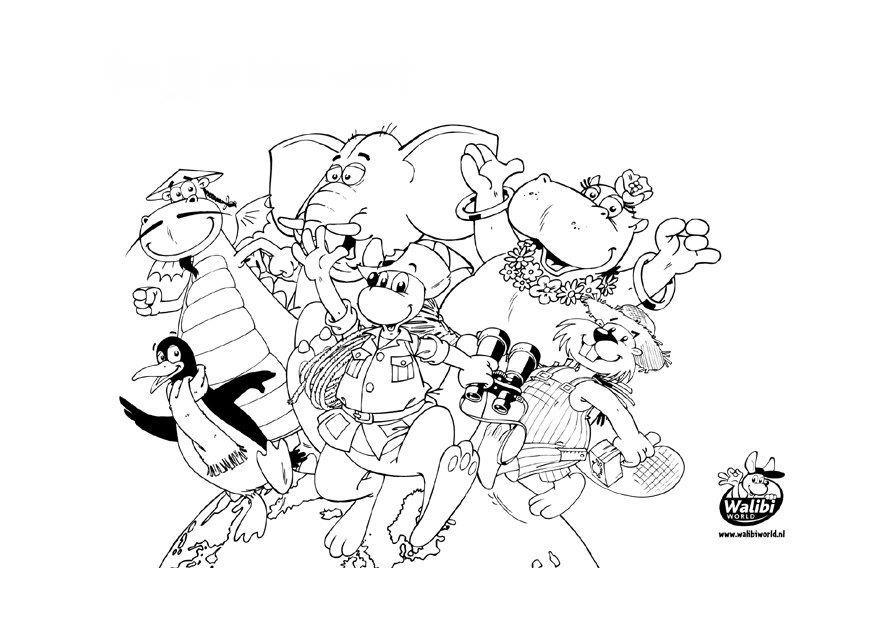 giro del mondo Disegno da colorare giro del mondo