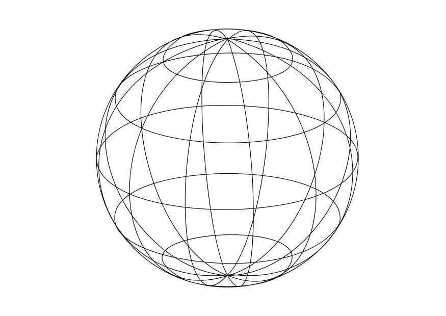 globo Disegno da colorare globo