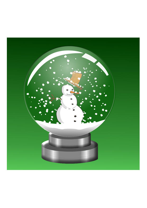 globo con neve immagine globo con neve