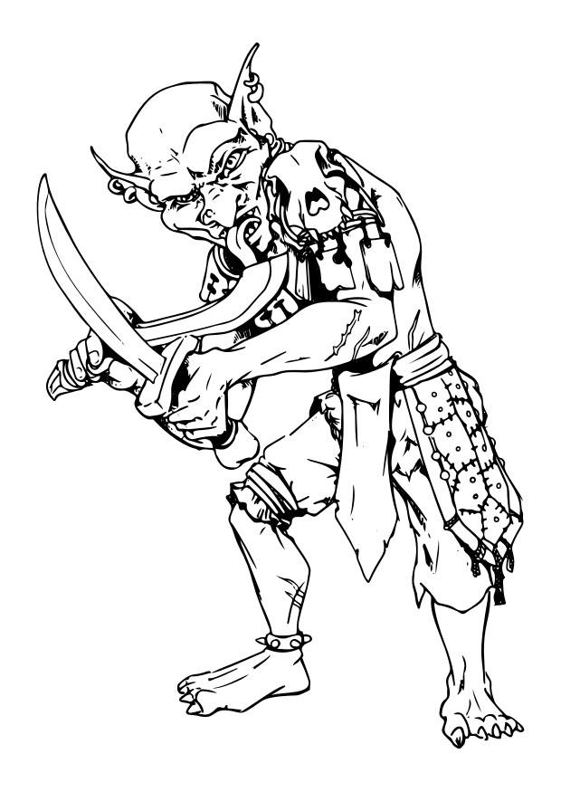 goblin - terrestri Disegno da colorare goblin - terrestri