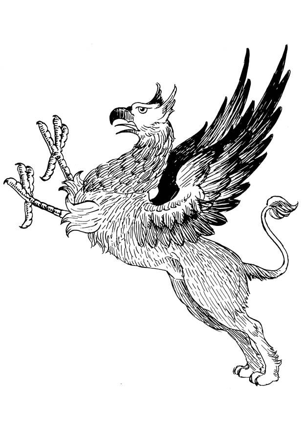 griffone Disegno da colorare griffone