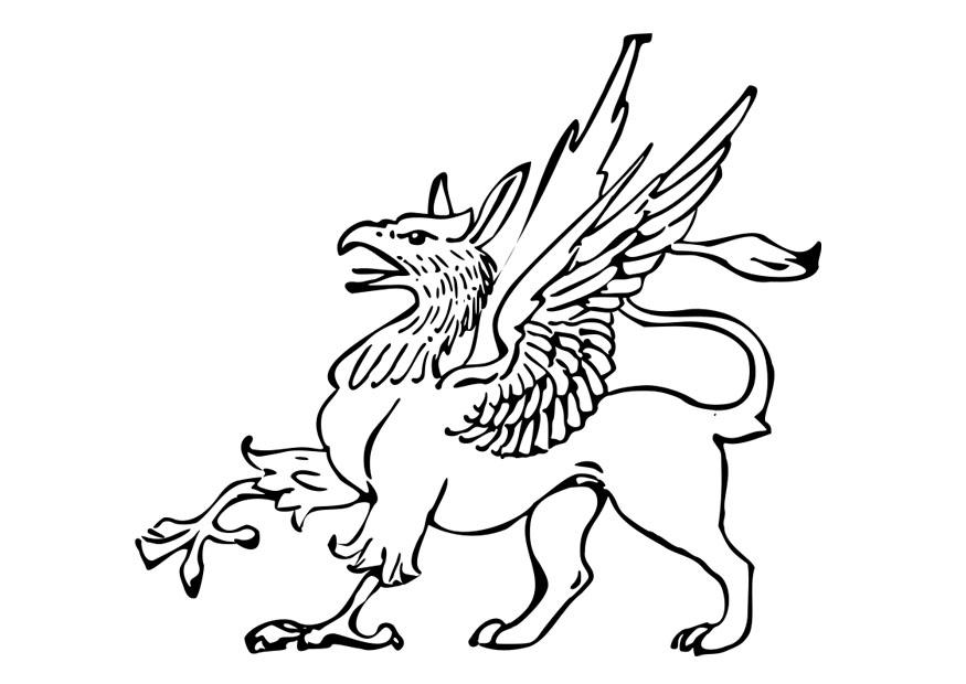 grifone Disegno da colorare grifone