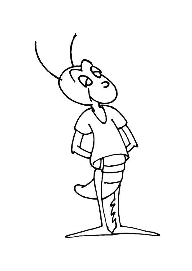 grillo Disegno da colorare grillo