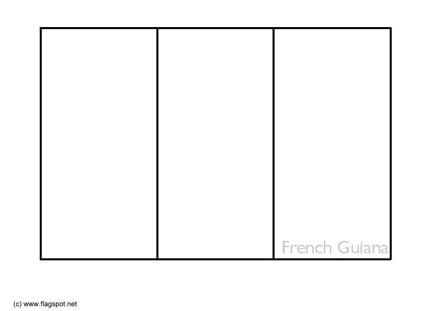 guyana francese Disegno da colorare guyana francese