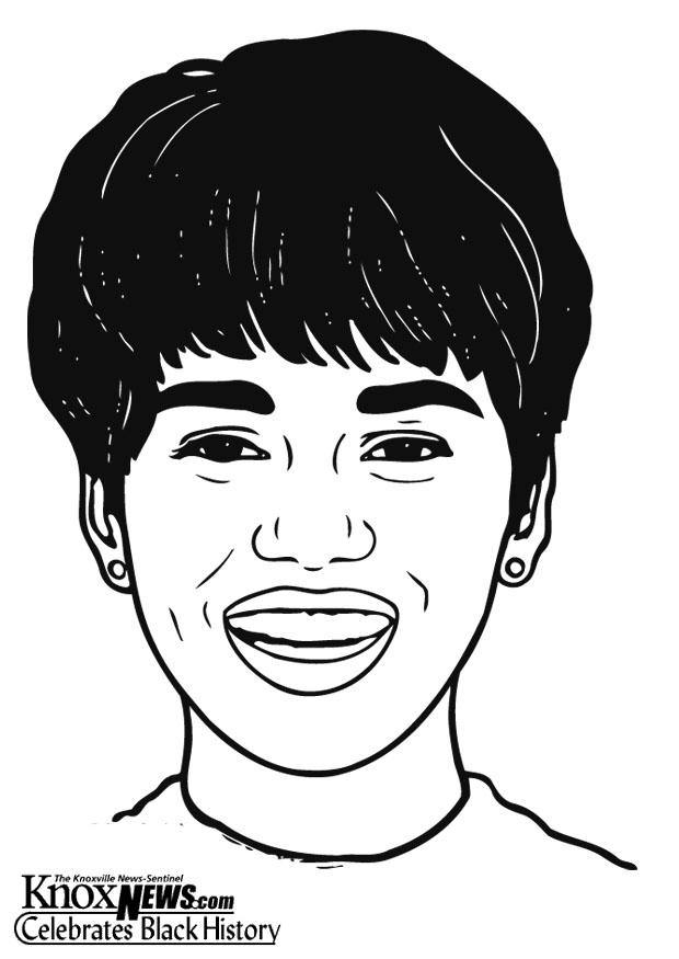 hale berry Disegno da colorare hale berry