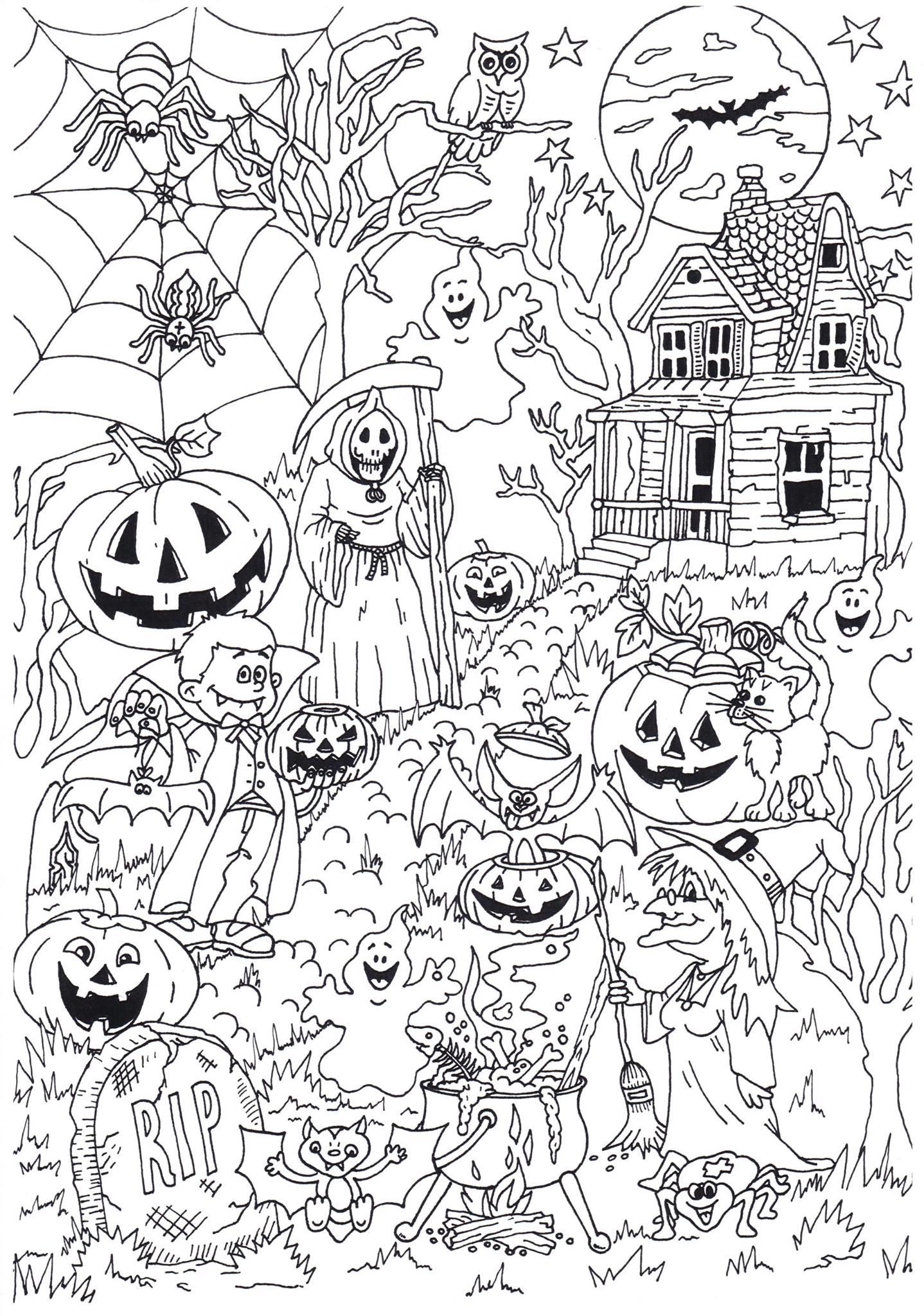 halloween Disegno da colorare halloween