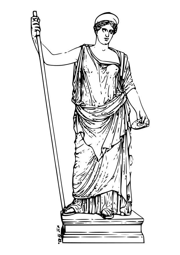 hera Disegno da colorare hera