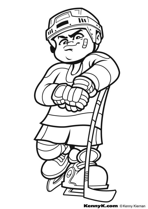 hockey Disegno da colorare hockey
