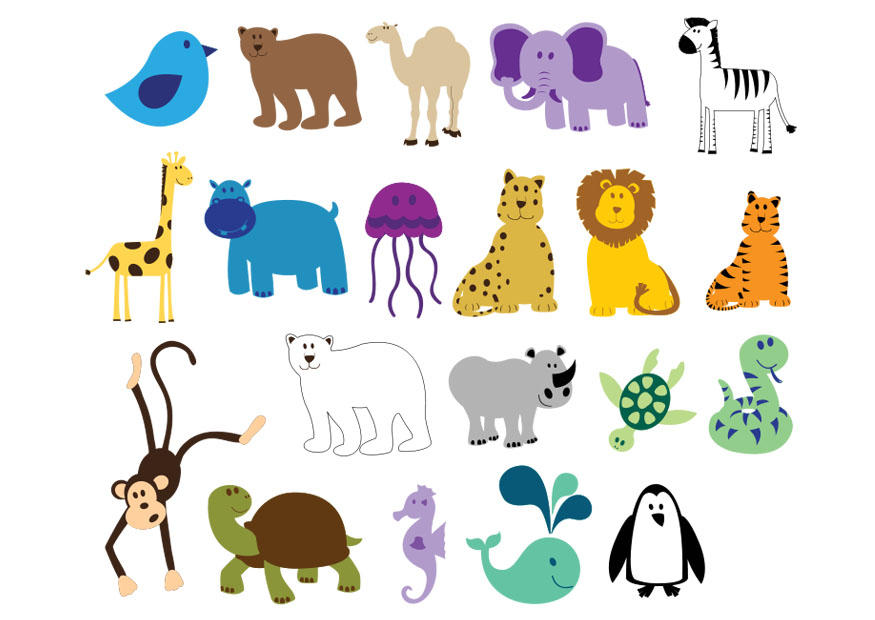 icone animali immagine icone animali