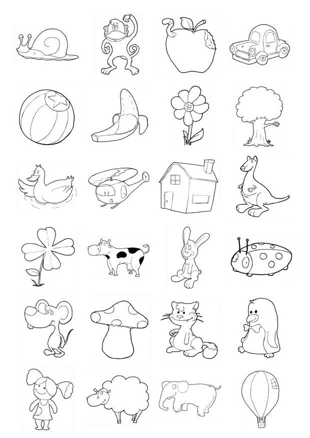 icone per bambini piccoli Disegno da colorare icone per bambini piccoli
