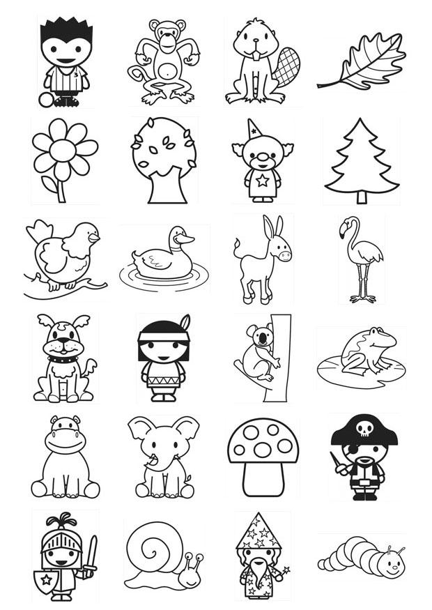 icone per bambini piccoli Disegno da colorare icone per bambini piccoli