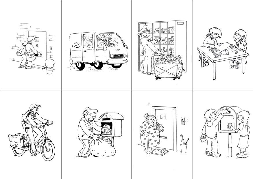 il percorso delle lettere - misto Disegno da colorare il percorso delle lettere - misto