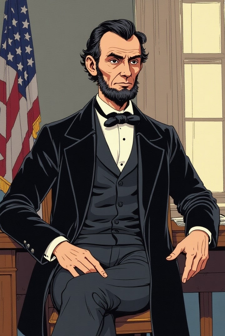 immagine il presidente abraham lincoln