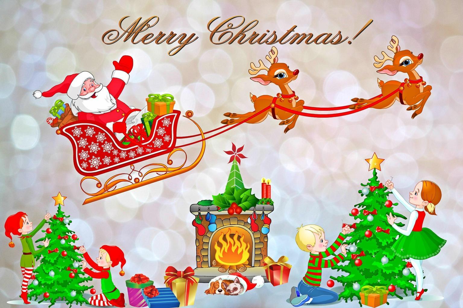 immagine cartolina di natale