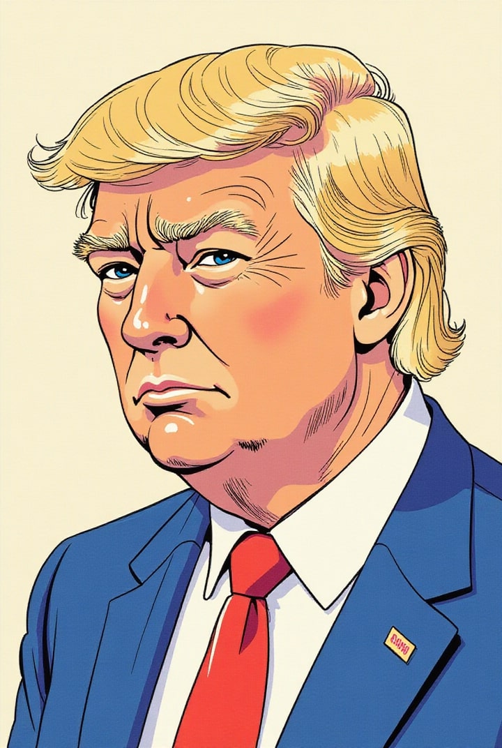immagine il presidente donald trump 