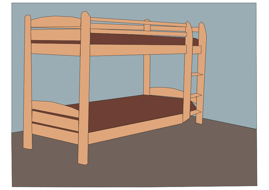 immagine letto a castello