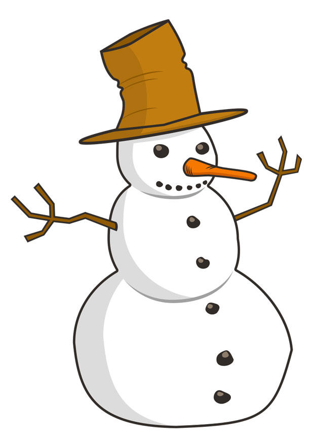 immagine pupazzo di neve