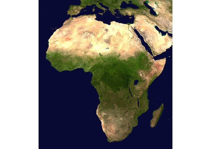 immagine satellite africa Foto immagine satellite africa