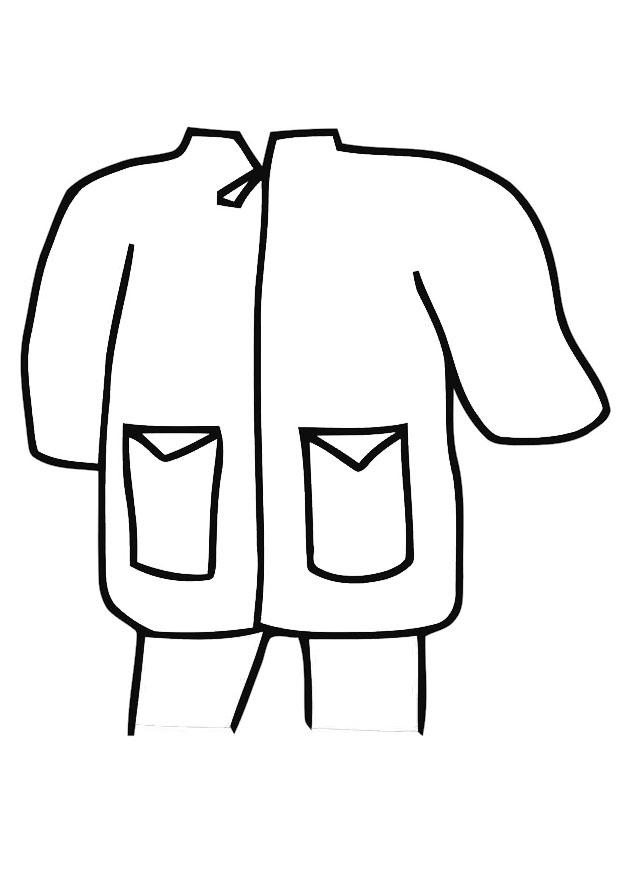 impermeabile - parka Disegno da colorare impermeabile - parka