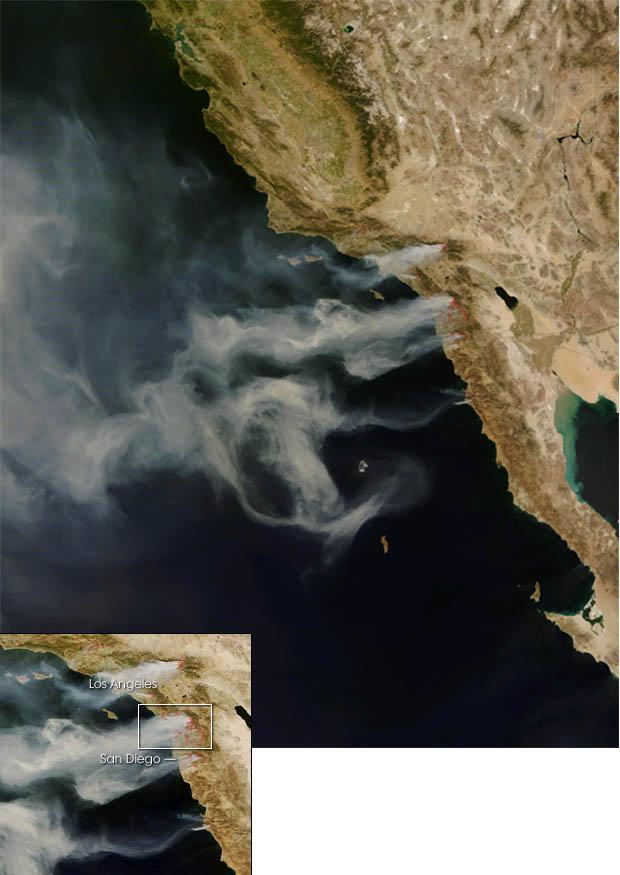 incendi nel sud della california Foto incendi nel sud della california